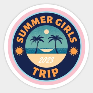 Summer Girls Trip Sticker